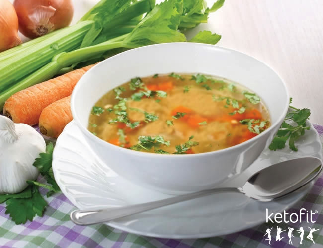 Proteinové polévky do keto diety
