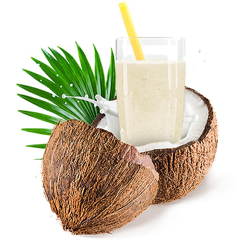 proteinový koktejl kokosový