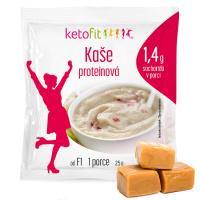 Proteinová krupičná kaše Ketofit karamel, 5 porcí