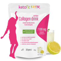 Ketofit Collagen Drink limetka 390 g, 30 porcí