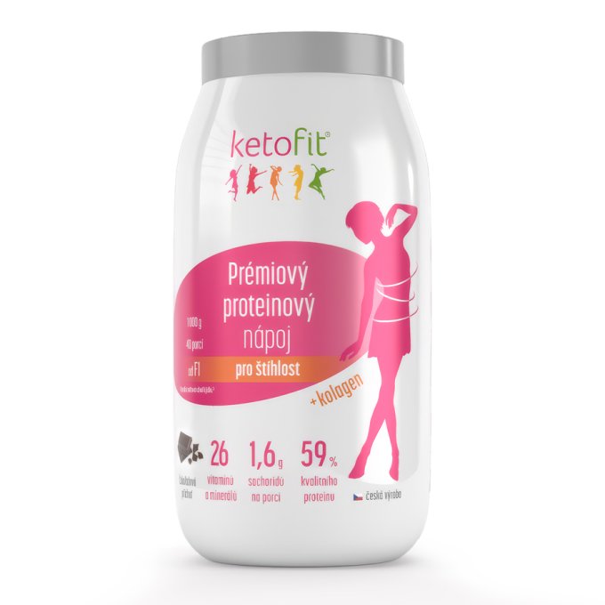 Premium proteinový nápoj Ketofit ČOKO