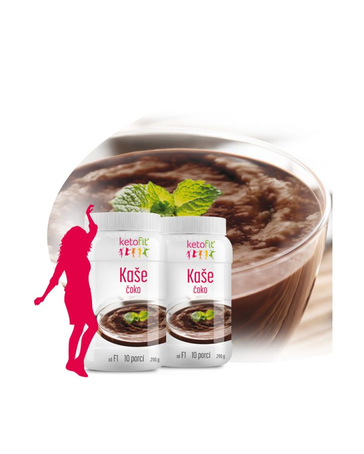 1+1 Proteinová čoko kaše 250 g, 20 porcí | Ketofit - keto dieta s ...