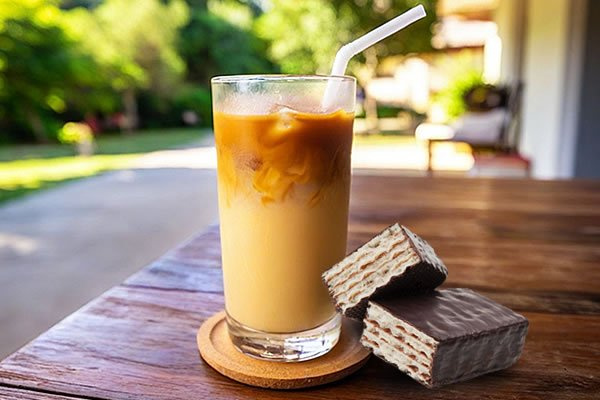 Proteinové frappé - fitness ledová káva