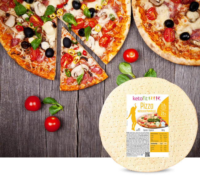 Proteinový pizza korpus do keto diety